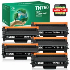 5PK TN760 TN730 Toner Compatible for Brother HL-L2390DW MFC-L2710DW DCP-L2550DW