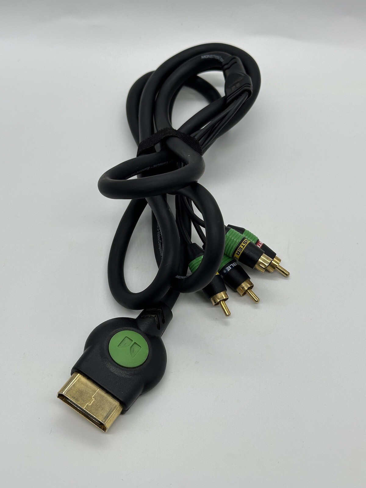 Original Microsoft XBOX Monster Gold Tip Component/Svideo Cable
