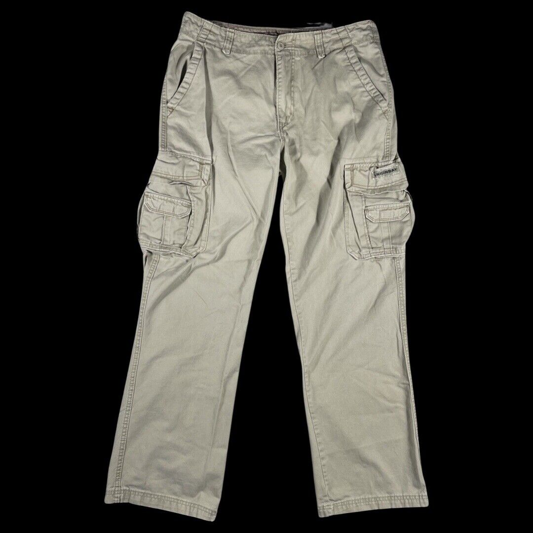 Vintage 90s Y2K UNIONBAY Cargo Pants Baggy Skater Beige Tan Vintage 90s Y2K UNIONBAY Cargo Pants Baggy Skater Beige Tan