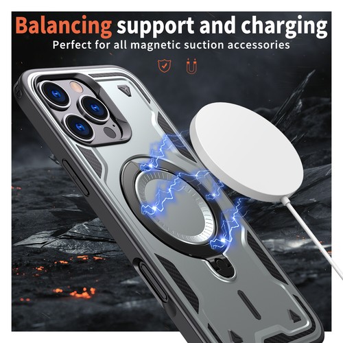 Shockproof Magnetic Ring Holder Case For iPhone 16 Pro Max 15 14 Plus 13 12 11 - Picture 55 of 55