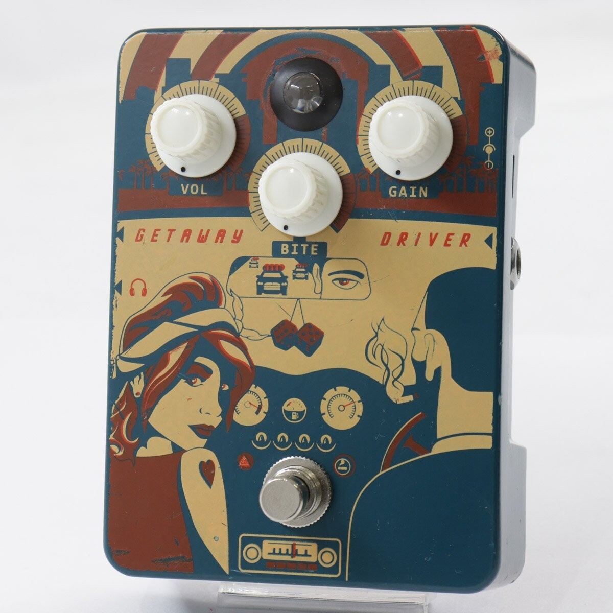 USED ORANGE GETAWAY DRIVER Overdrive pedal for guitar Free
