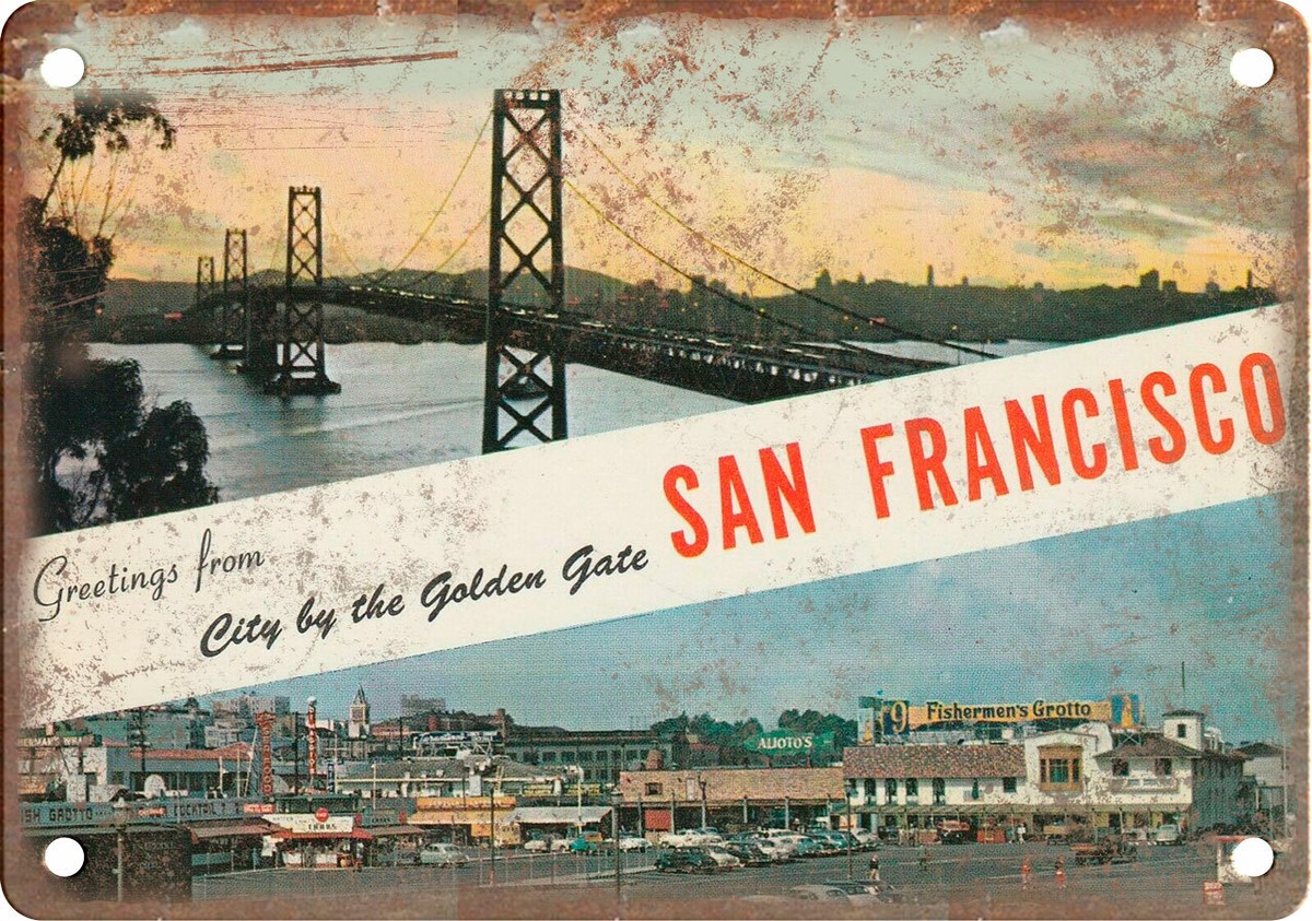 San Francisco California Greetings From 12