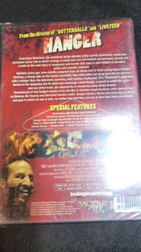 HANGER (2009) NEW/SEALED DVD HORROR GRINDHOUSE VICIOUS CIRCLE FILMS OOP - Picture 4 of 6