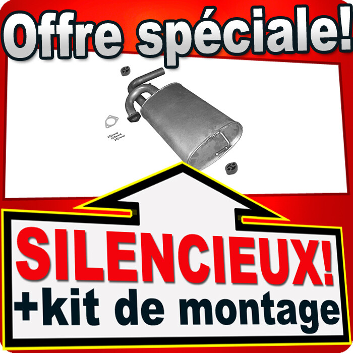 Silencieux arriere MITSUBISHI ASX 1.8 Di-D premium en alliage renforce pour motorisation 150CH