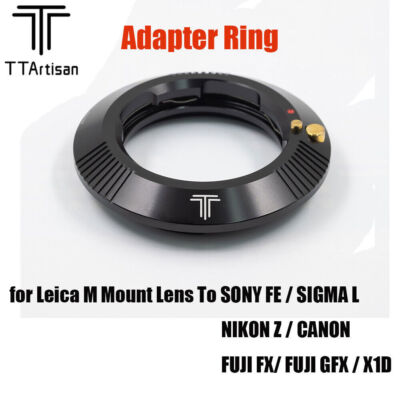 TTArtisan M-GFX LM-GFX Lens Adapter for Leica M-Mount Lens to Fuji GFX 50R 50S