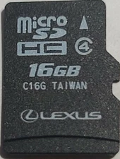 8627178012 OEM LEXUS NAVIGATION NAVIGATION SD CARD MAPS #  86271-78012   1121