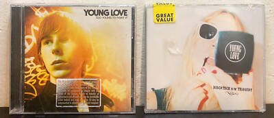 2x Young Love CD Lot (Too Young To Fight It & Discotech - Maxi Single)