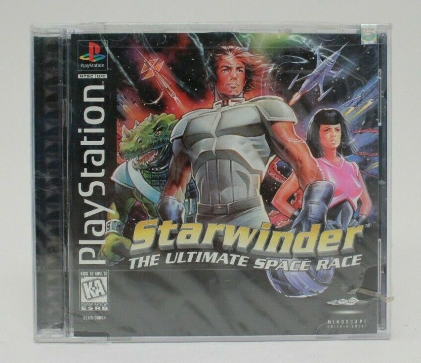 Starwinder Ultimate Space Race (PlayStation PS1) Brand New and
