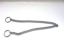 VINTAGE METAL CHAIN RINGS ON BOTH SIDE 17'' LONG
