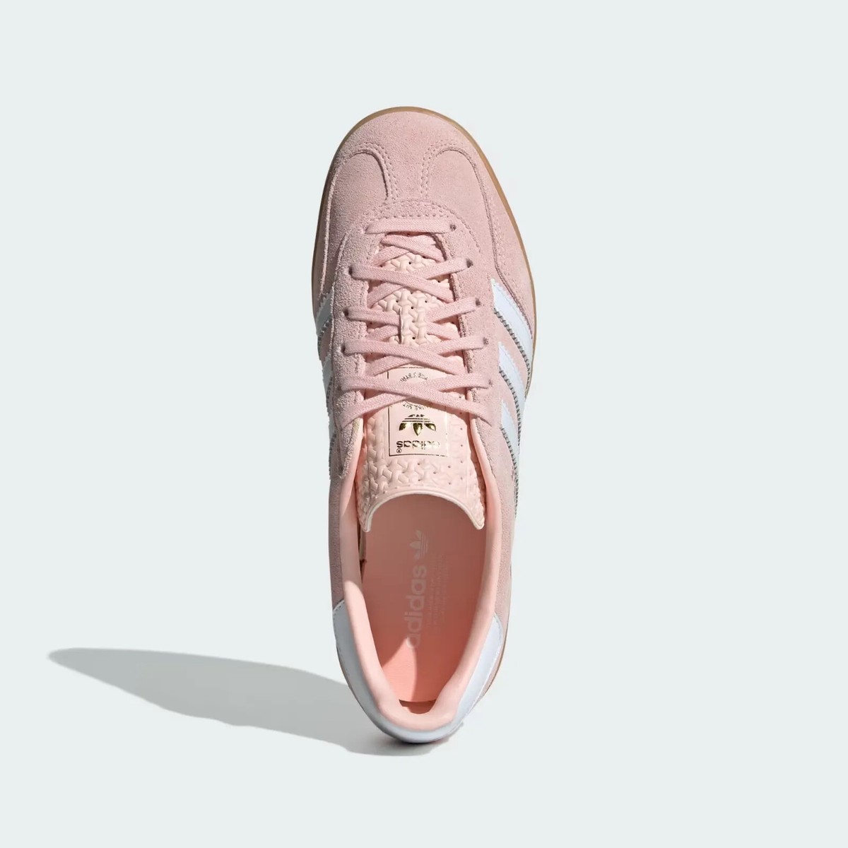 New Adidas Women's Gazelle Indoor Shoes - Sandy Pink (IH5484) | eBay