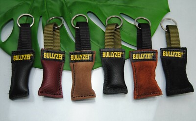 Schlüsselanhänger Beißwurst Leder 8x4cm BULLYZEI Hundesport IGP Polizei Zoll VPG