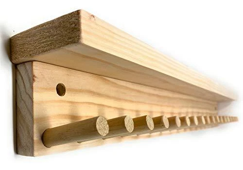 BASEBALL BAT RACK 17 MINI BATS 6 BALLS WALL HOLDER DISPLAY Trophy Awards Metals - Image 2 of 3