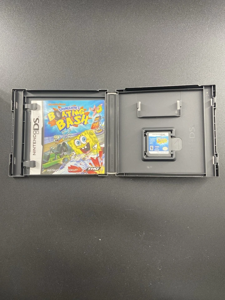 Nintendo DS SpongeBob Boating Bash With Manual  - Image 3 of 4