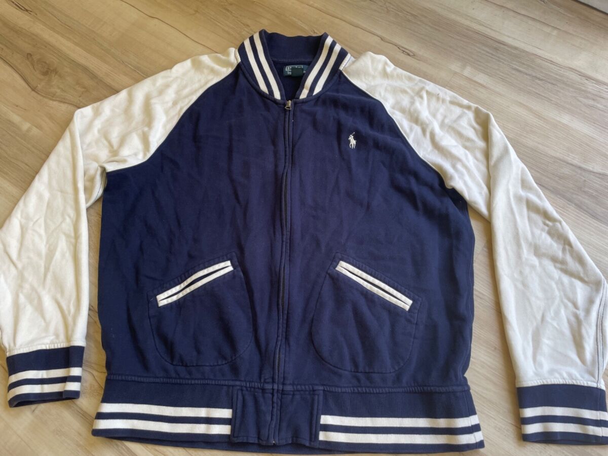 Vintage Polo Ralph Lauren Varsity Jacket Men's Size XL Blue Vintage Polo Ralph Lauren Varsity Jacket Men's Size XL Blue