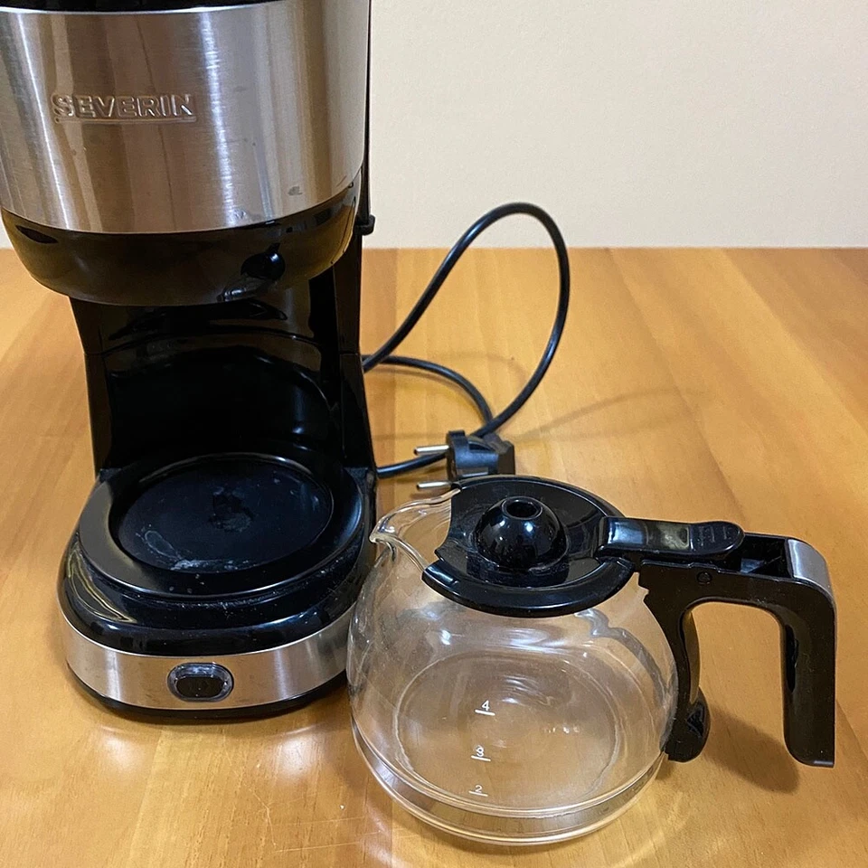 Severin Macchina Caffè Americano Filtro Lavabile Argento Nero KA 4808 - Imagen 3 de 4