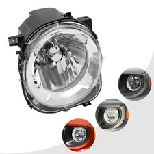 Front Driver Left Side Halogen Headlight For 2019-2023 Jeep Renegade Clear Lens