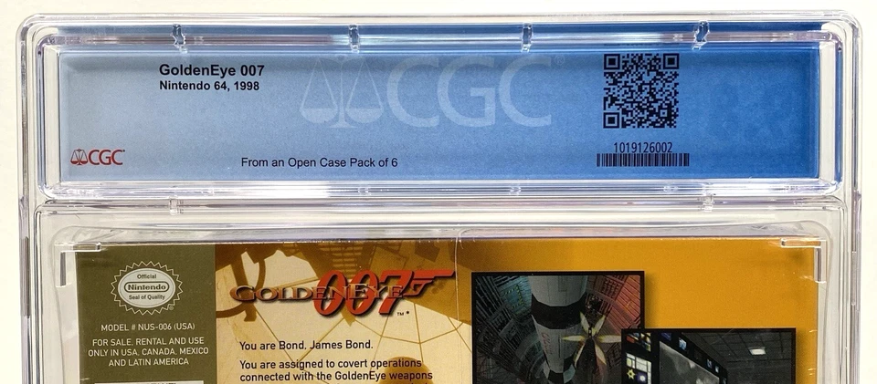 GoldenEye 007 New Nintendo 64 N64 1998 Factory Sealed CGC Grade 9.8 A++ TOP POP - Image 4 of 4