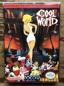 Nintendo Entertainment System NES Cool World Complete CIB Box RARE HTF MINTY