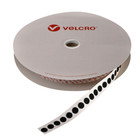 VELCRO® Stick on Dots 10mm Self-Adhesive Hook & Loop Coin 50 Hook 50 Loop