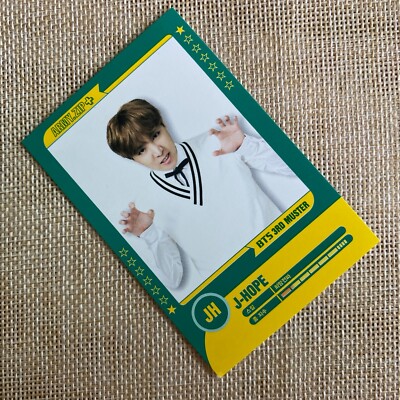 BTS J-HOPE プレイヤーカード コンプ フォト 3RDMUSTER 公式 BTS J-HOPE 1/7 [3rd Muster ARMY.ZIP] Official Player Card