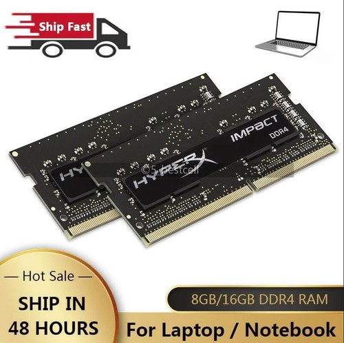 Lot Barrette RAM DDR4 Crucial Pour PC Portable - 4Go/8Go/16Go, 2133-3200 MHz, SO-DIMM 260 Pins