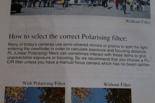 New 2Pc Cokin 46mm Circular Polarizer & Skylight 1B FILTERs France CIRPL/Sky 1B - Picture 13 of 13
