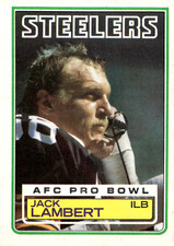 1983 Topps - #363 Jack Lambert Steelers