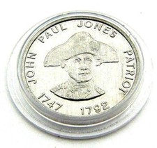 Aluminium 'John Paul Jones' Shell 'Ber&uuml;hmte Amerikaner' M&uuml;nzspielmarke