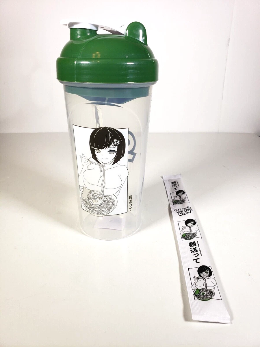 560ml Japan Anime Sport Water Bottle BPA Free Leakproof Plastic Protein  Shaker Water Cup Outdoor Travel Portable Drink Bottle