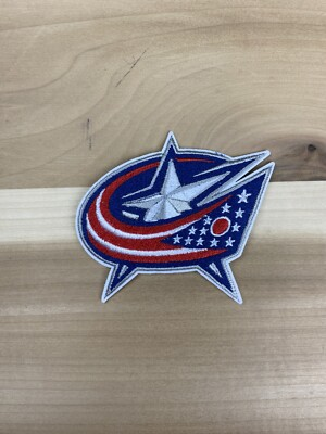 #ad COLUMBUS BLUE JACKETS EMBROIDERED IRON ON PATCH 3.00” X 3.25” FREE SHIPPING $3.99