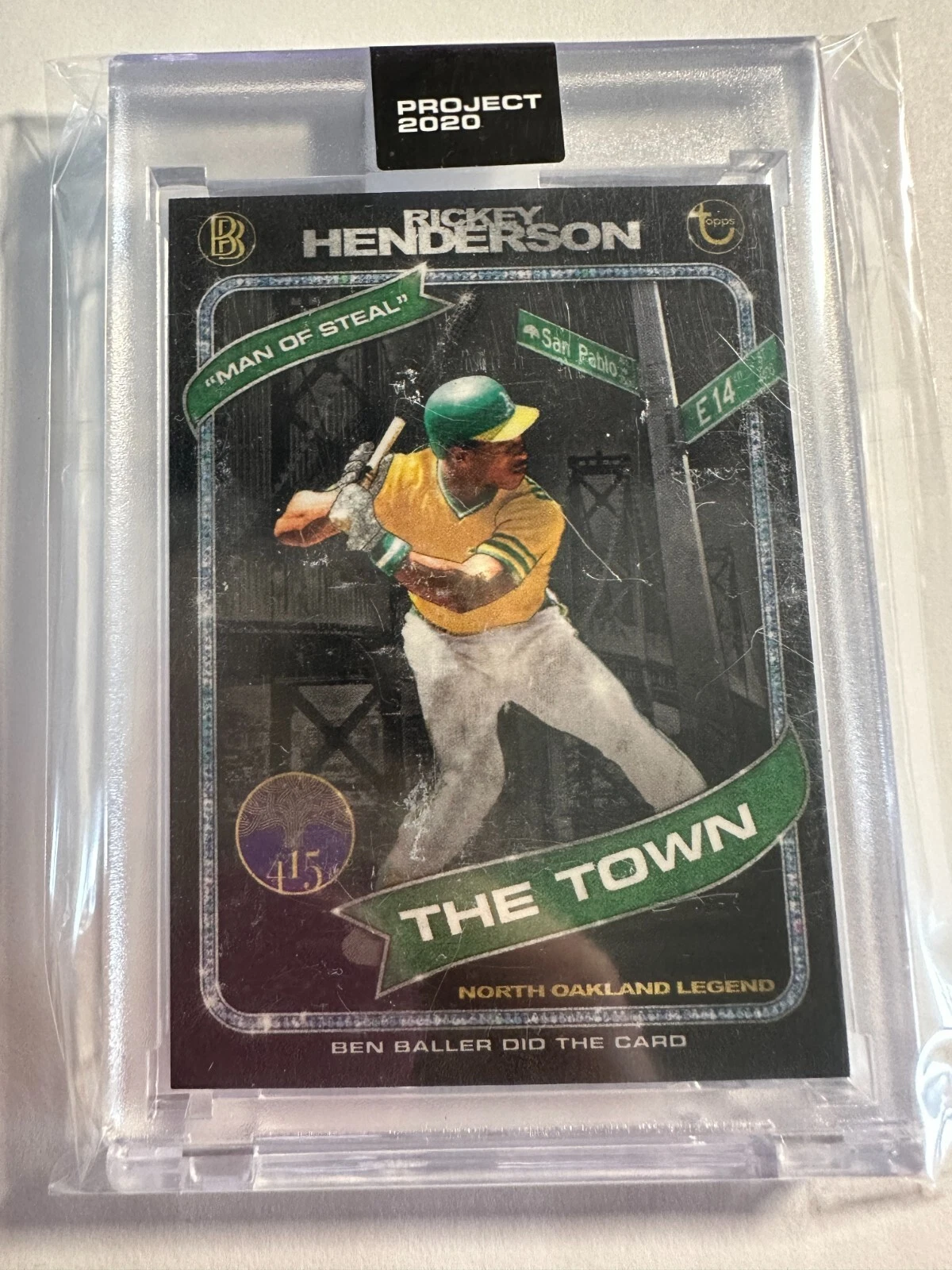 K73,323 - 2020 Topps Project 2020 #71 rickey Henderson