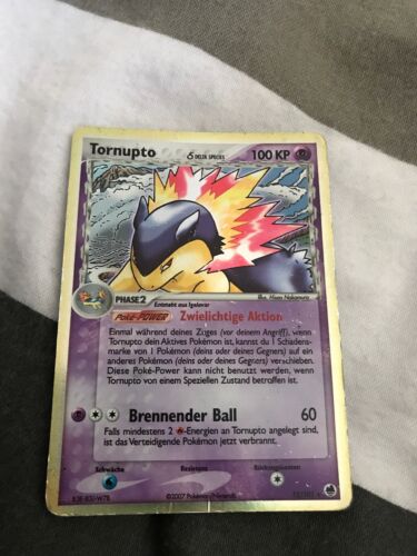 Carte Pokémon Delta Species 12/101 Tornupto Holo Rare Rare - Photo 1/3