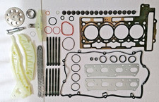 FOR MINI COOPER S JCW R55 R56 R57 1.6 N18 HEAD GASKET SET BOLTS TIMING CHAIN KIT