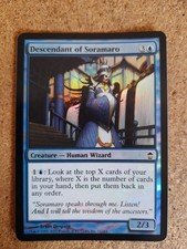 Descendant of Soramaro FOIL Blue Creature Common Magic MTG Saviors of Kamigawa