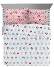 Minnie Mouse "Floral Print" Kids Microfiber Sheet Set-W18982167873, W18983650429