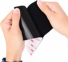 Hook and Loop Tape 2in x 8in, Heavy Duty Adhesion Strip, Slef Adhesive