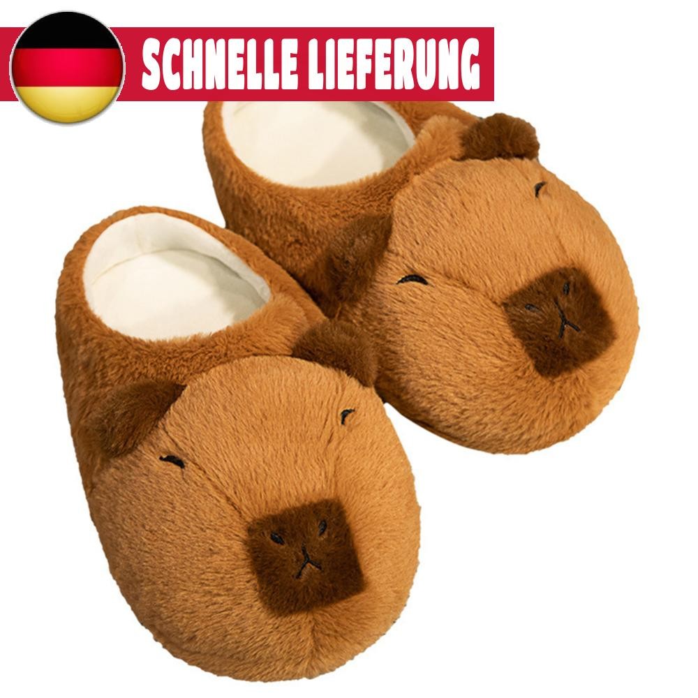 APL Dolci Pantofole Capybara Donna Comode Calde Peluche per Interni