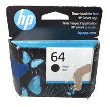 Genuine HP 64 High Yield N9J90AN Black Original Ink Cartridge OEM