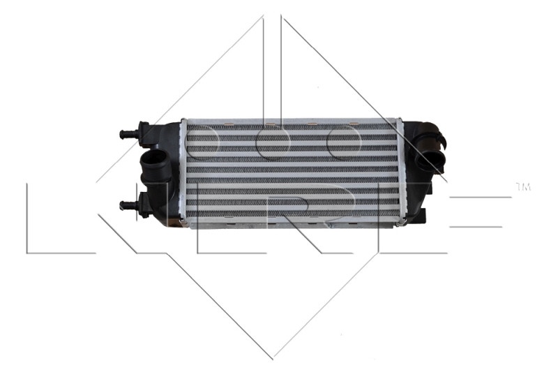 NRF 30183 Intercooler, charger for FIAT