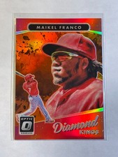 2017 Panini Donruss Optic - Diamond Kings Orange Prizm #d /199 Maikel Franco #21