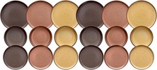 Tognana Bruges, servizio piatti per 6 persone, 18 pezzi, Stoneware, multicolor