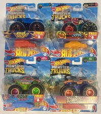 2021 Hot Wheels Monster Trucks Lot Of 4 -1:64 Scale-Brand New 