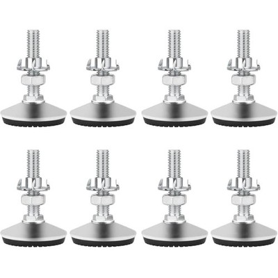 Adjustable Feet Height Adjustable Pack of 8 M8 x 50 mm Furniture Feet Adjusta...