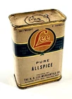 vtg H.D. HD Lee Mercantile Hardware Spice Tin Pure All Spice FULL
