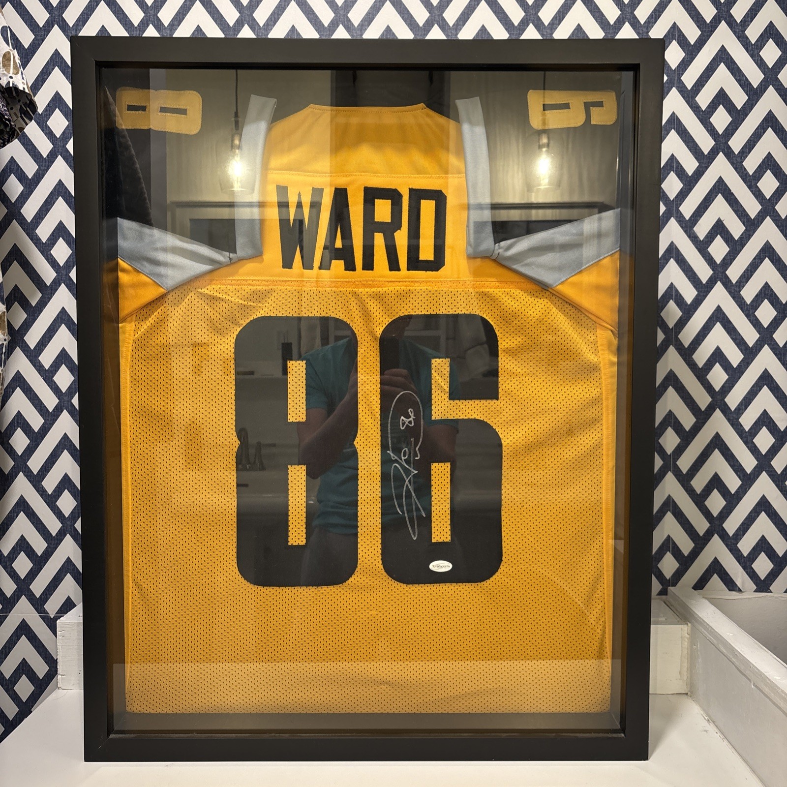 Hines Ward Autographed Signed Gotham Rogues Gotham Jersey Dark Knight Rises, Total Sports Enterprises 