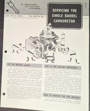 Vintage 1956 Ford Service Forum Meeting Pamphlet Vintage 1956 Ford Service Forum Meeting Pamphlet