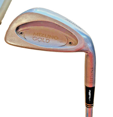 MIZUNO GOLD PITCHING WEDGE STEEL STIFF STEEL SHAFT 36.5'' 48 DEGREE RIGHT HANDED