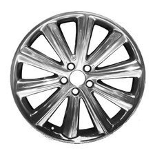 Metallic Polished 10 Spoke 20 X 8.5 Refurbished Wheel