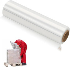 Stretch Wrap Roll Heavy Duty Plastic Moving Wrap 11.8" X 500FT