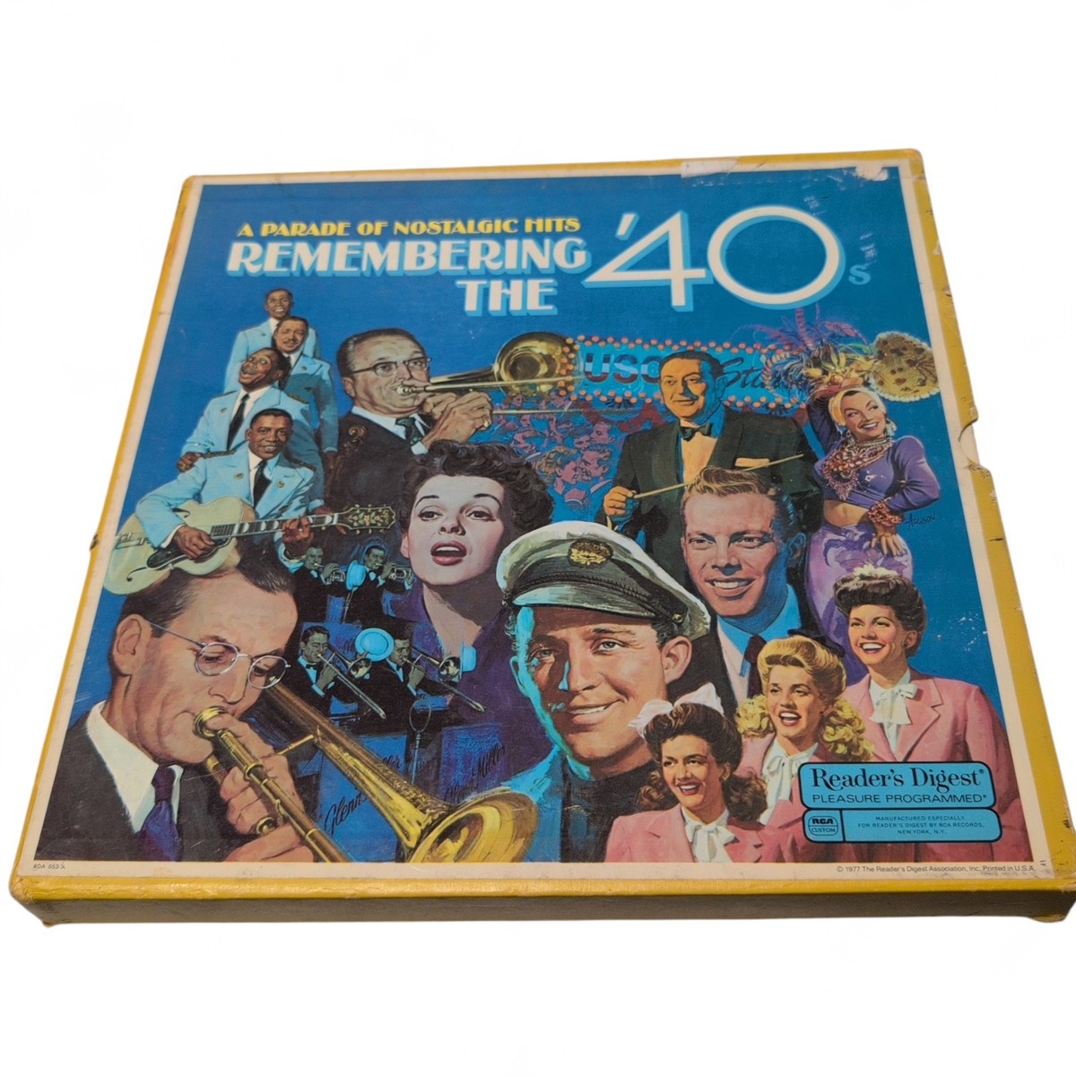 Remembering The 40's Nostalgic Hits 8 LP Album Set 1977 Vintage